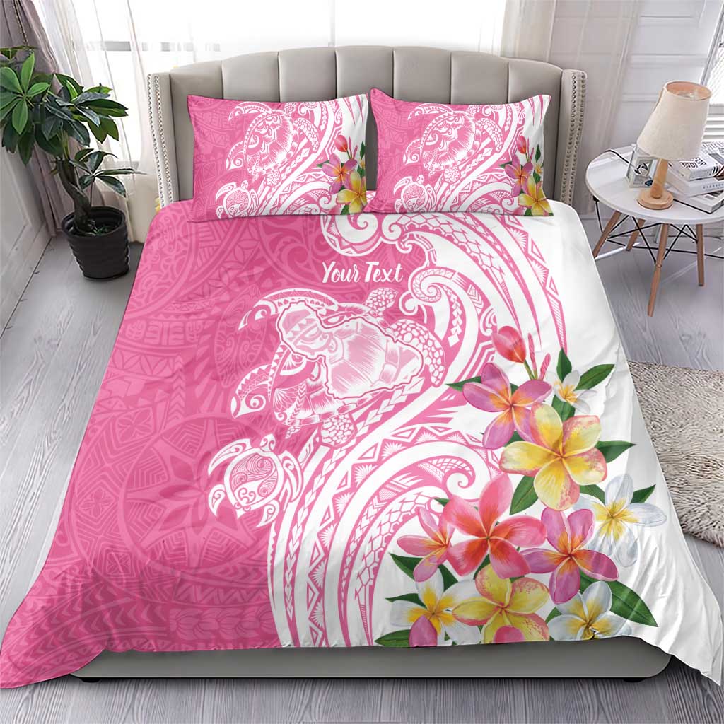 Aloha Maui Island Personalized Bedding Set Rose Dreamy Turtle