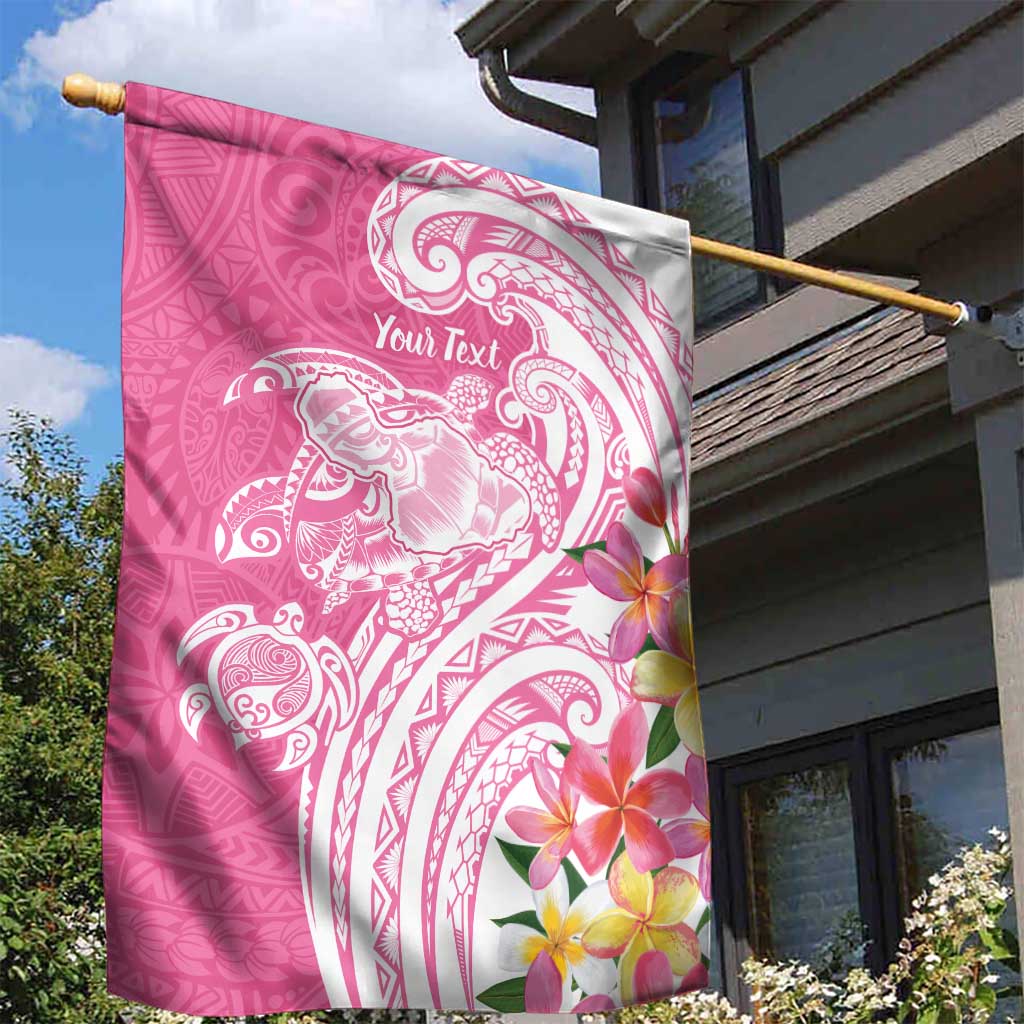 Aloha Maui Island Personalized Garden Flag Rose Dreamy Turtle