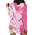 Aloha Maui Island Personalized Hoodie Dress Rose Dreamy Turtle