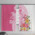 Aloha Maui Island Personalized Window Curtain Rose Dreamy Turtle