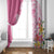 Aloha Maui Island Personalized Window Curtain Rose Dreamy Turtle