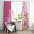 Aloha Maui Island Personalized Window Curtain Rose Dreamy Turtle