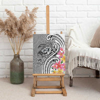 Aloha Kahoolawe Island Personalized Canvas Wall Art Ashen Dreamy Turtle