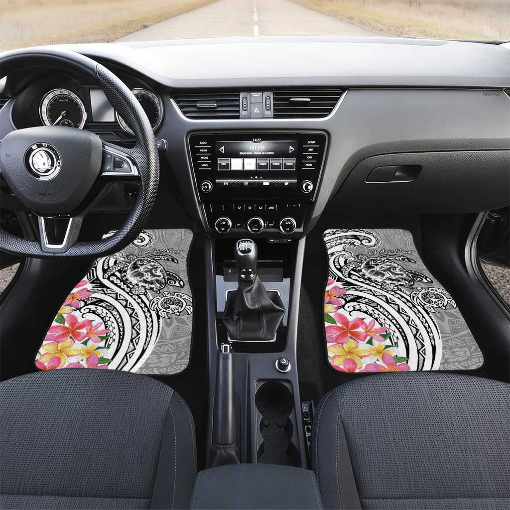Aloha Kahoolawe Island Personalized Car Mats Ashen Dreamy Turtle