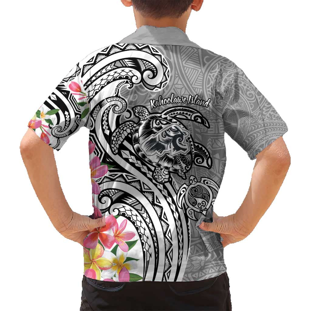 Aloha Kahoolawe Island Personalized Family Matching Long Sleeve Bodycon Dress and Hawaiian Shirt Ashen Dreamy Turtle