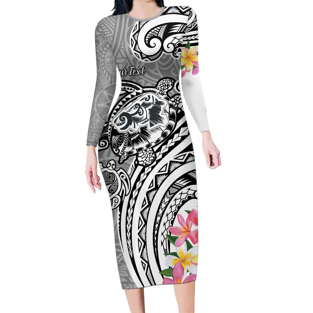 Aloha Kahoolawe Island Personalized Family Matching Long Sleeve Bodycon Dress and Hawaiian Shirt Ashen Dreamy Turtle