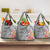 Aloha Kahoolawe Island Personalized Grocery Bag Ashen Dreamy Turtle
