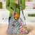 Aloha Kahoolawe Island Personalized Grocery Bag Ashen Dreamy Turtle