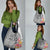 Aloha Kahoolawe Island Personalized Grocery Bag Ashen Dreamy Turtle