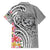 Aloha Kahoolawe Island Personalized Hawaiian Shirt Ashen Dreamy Turtle
