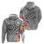 Aloha Kahoolawe Island Personalized Hoodie Ashen Dreamy Turtle