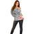 Aloha Kahoolawe Island Personalized Off Shoulder Sweater Ashen Dreamy Turtle
