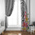 Aloha Kahoolawe Island Personalized Window Curtain Ashen Dreamy Turtle