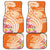 Aloha Lanai Island Personalized Car Mats Orange Dreamy Turtle