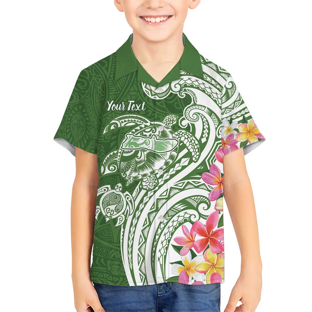 Aloha Molokai Island Personalized Family Matching Short Sleeve Bodycon Dress and Hawaiian Shirt Sage Dreamy Turtle LT7 Son's Shirt Sage Green - Polynesian Pride