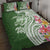 Aloha Molokai Island Personalized Quilt Bed Set Sage Dreamy Turtle