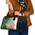 Aloha Molokai Island Personalized Shoulder Handbag Sage Dreamy Turtle
