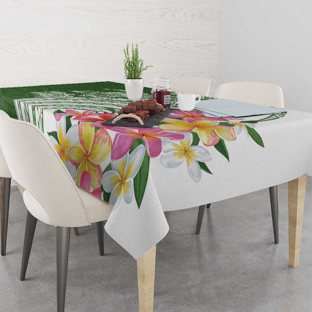 Aloha Molokai Island Personalized Tablecloth Sage Dreamy Turtle