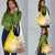 Aloha Oahu Island Personalized Grocery Bag Yellow Dreamy Turtle