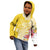 Aloha Oahu Island Personalized Kid Hoodie Yellow Dreamy Turtle