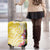 Aloha Oahu Island Personalized Luggage Cover Yellow Dreamy Turtle