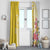 Aloha Oahu Island Personalized Window Curtain Yellow Dreamy Turtle