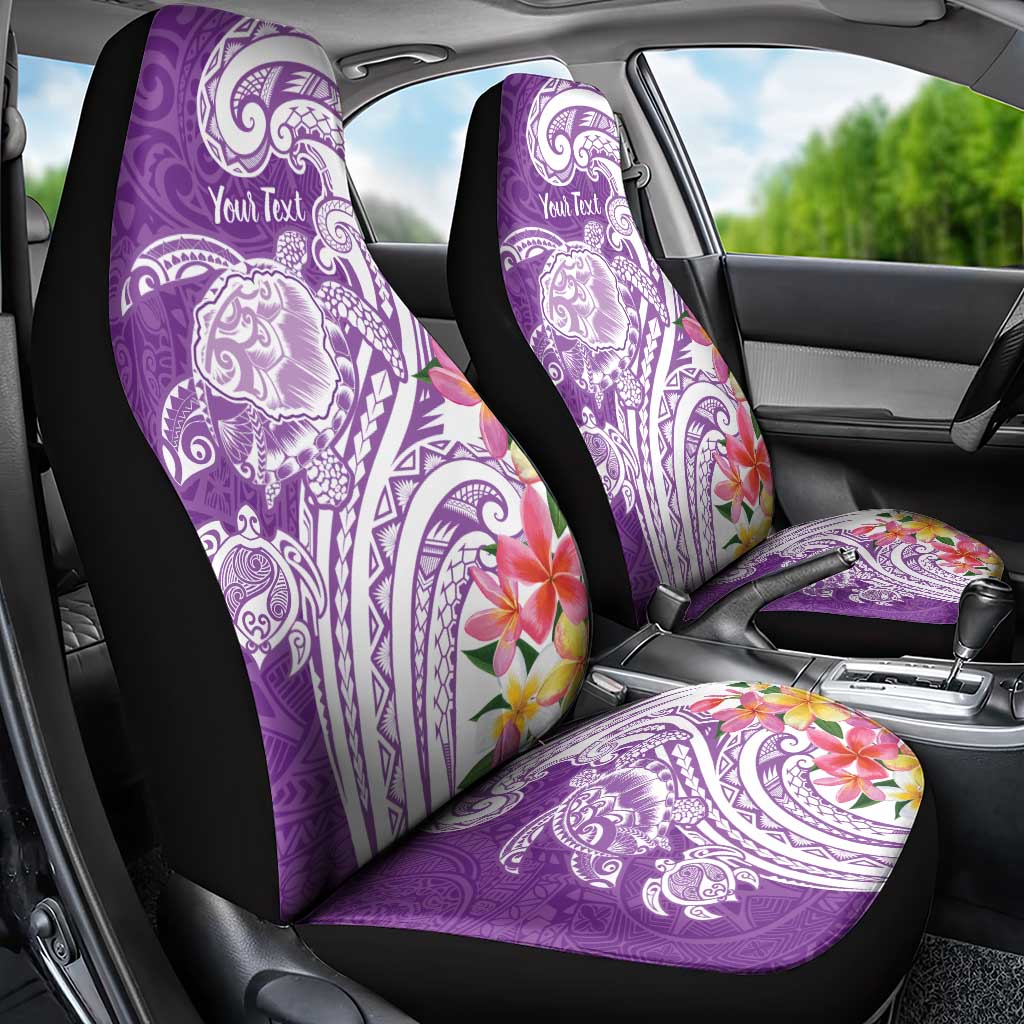Aloha Kauai Island Personalized Car Seat Cover Lilac Dreamy Turtle LT7 - Polynesian Pride
