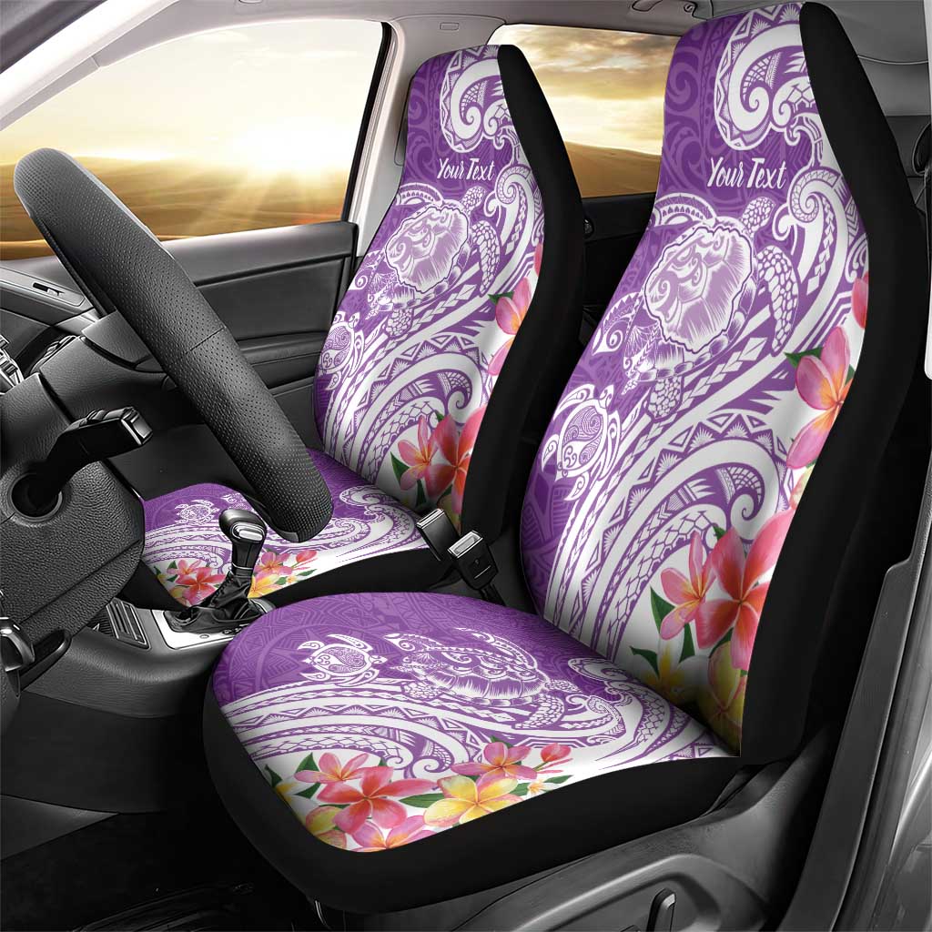 Aloha Kauai Island Personalized Car Seat Cover Lilac Dreamy Turtle LT7 - Polynesian Pride