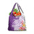 Aloha Kauai Island Personalized Grocery Bag Lilac Dreamy Turtle