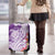 Aloha Kauai Island Personalized Luggage Cover Lilac Dreamy Turtle