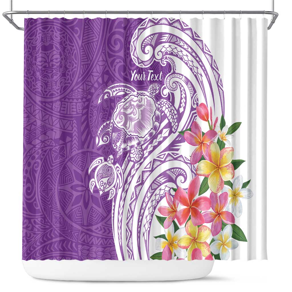 Aloha Kauai Island Personalized Shower Curtain Lilac Dreamy Turtle LT7 Lilac - Polynesian Pride