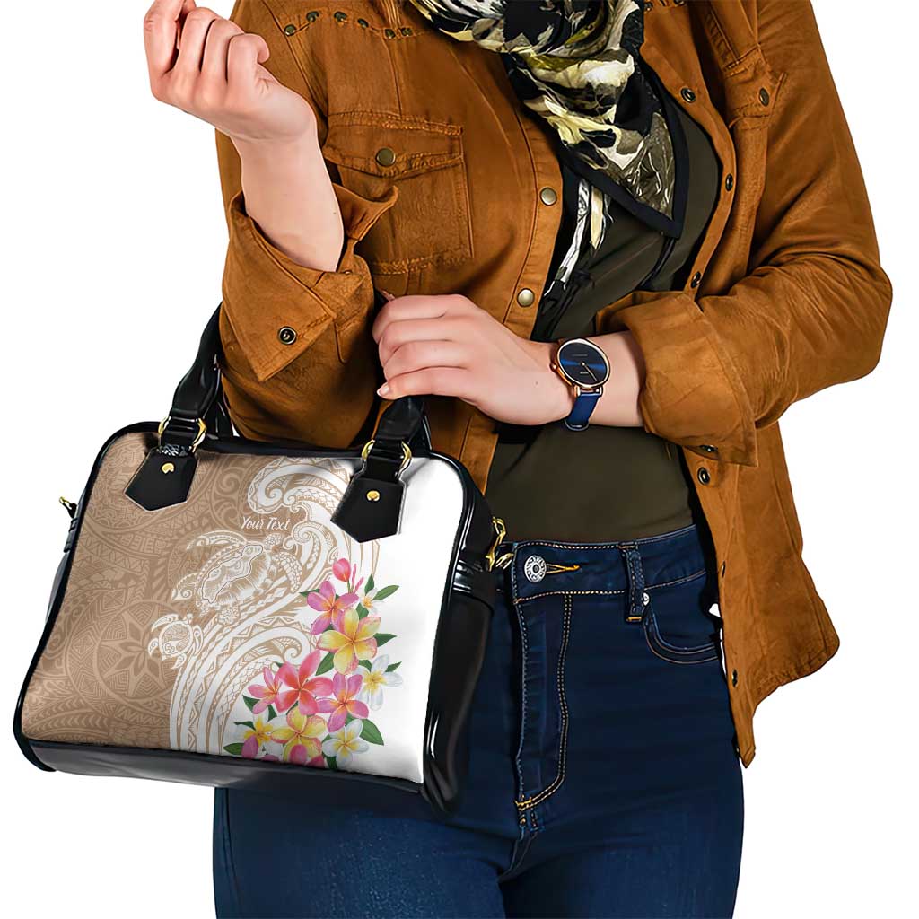 Aloha Ni’ihau Island Personalized Shoulder Handbag Beige Dreamy Turtle