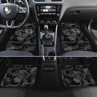 Hawaii Father's Day Vintage Lei Car Mats Hauoli la Makuakane - Black