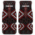 Maori Taiaha Whakairo Personalized Car Mats Red Poutama Motifs