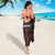 Maori Taiaha Whakairo Personalized Sarong Red Poutama Motifs