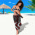 Maori Taiaha Whakairo Personalized Sarong Red Poutama Motifs