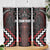 Maori Taiaha Whakairo Personalized Skinny Tumbler Red Poutama Motifs