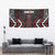 Maori Taiaha Whakairo Personalized Tapestry Red Poutama Motifs