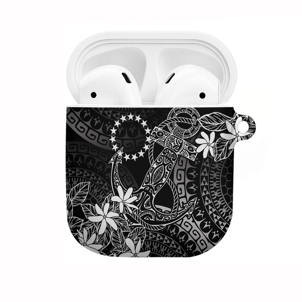 Black Kuki Airani Tapakau AirPods Case Tribal Anchor Mix Tiare