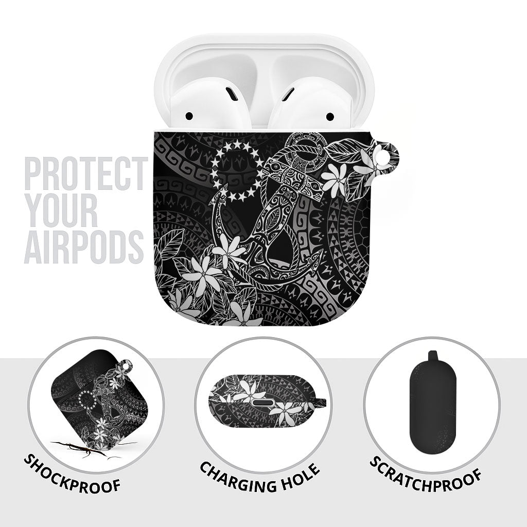 Black Kuki Airani Tapakau AirPods Case Tribal Anchor Mix Tiare