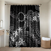 Black Kuki Airani Tapakau Bathroom Set Tribal Anchor Mix Tiare