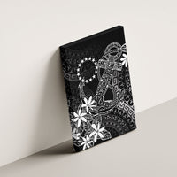 Black Kuki Airani Tapakau Canvas Wall Art Tribal Anchor Mix Tiare LT7 - Polynesian Pride