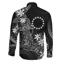 Black Kuki Airani Tapakau Family Matching Mermaid Dress and Hawaiian Shirt Tribal Anchor Mix Tiare LT7 - Polynesian Pride