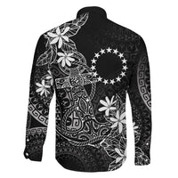 Black Kuki Airani Tapakau Family Matching Puletasi and Hawaiian Shirt Tribal Anchor Mix Tiare LT7 - Polynesian Pride