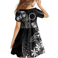 Black Kuki Airani Tapakau Family Matching Summer Maxi Dress and Hawaiian Shirt Tribal Anchor Mix Tiare LT7 - Polynesian Pride