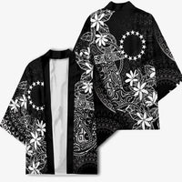 Black Kuki Airani Tapakau Kimono Tribal Anchor Mix Tiare