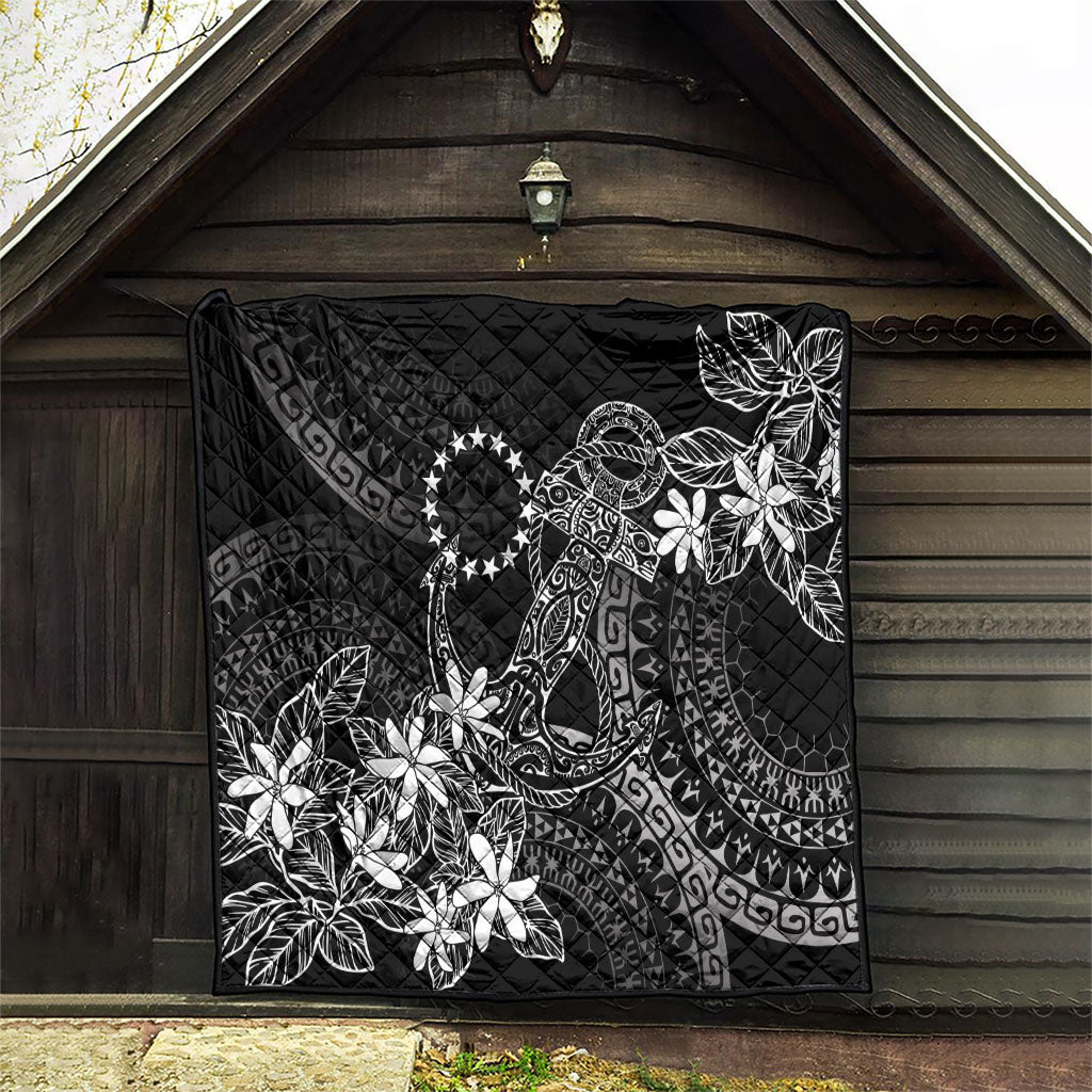 Black Kuki Airani Tapakau Quilt Tribal Anchor Mix Tiare LT7 - Polynesian Pride