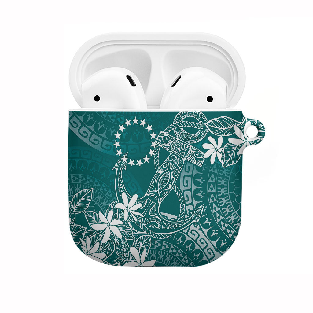 Teal Kuki Airani Tapakau AirPods Case Tribal Anchor Mix Tiare