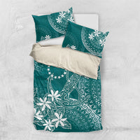 Teal Kuki Airani Tapakau Bedding Set Tribal Anchor Mix Tiare