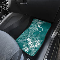 Teal Kuki Airani Tapakau Car Mats Tribal Anchor Mix Tiare